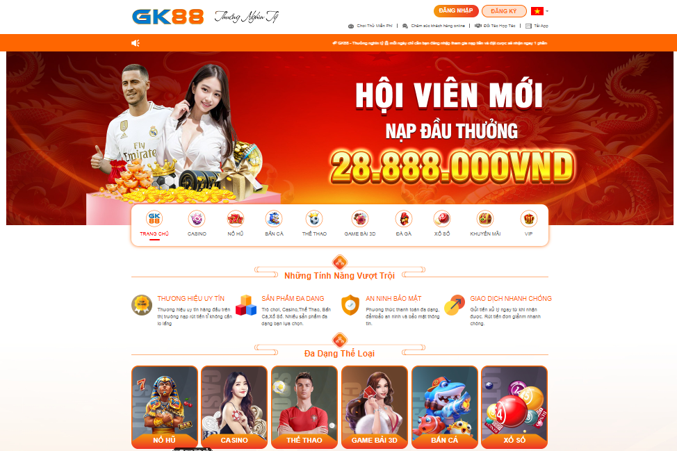 GK 88 ngày càng thu hút đông đảo người chơi tham gia